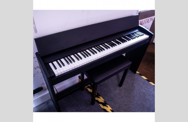 Roland F107 Black Satin Digital Piano, Used - Complete Package (SN:ZOP2588) - Image 4